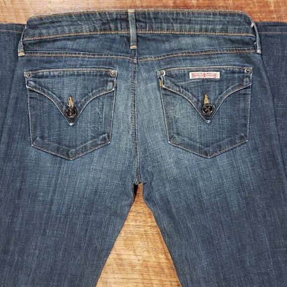 Hudson Women Flap Pocket Jeans Blue Wash Size 25 - Picture 4 of 8